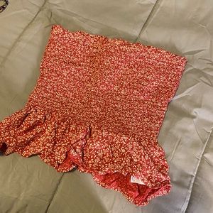 American eagle floral tube top